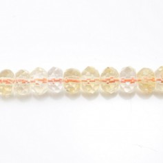 Citrine Rondelle Facette 5x8mm B x 40cm