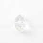 Cristal de roche rondelle facette 4x7mm x 40cm