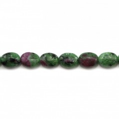 Rubis zoisite ovale 10x14mm x 4 pcs