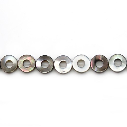 Nacre Grise Donut 10mm x 10 st