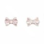 Nacre rose en forme de noeud papillon 9x14mm x 1pc