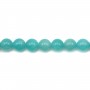 Amazonite du Pérou rond 8mm x 4pcs