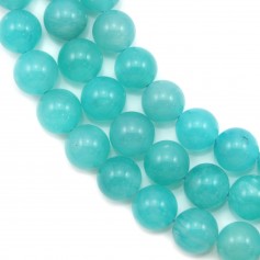 Amazonite du Pérou rond 8mm x 40cm