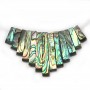 Nacre abalone triangle 28x50mm x 1pc