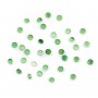 Tsavorite, taglio rotondo brillante 1,4-2,2 mm x 2 pezzi