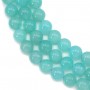 Amazonite du Pérou rond 6-6.5mm x 40cm