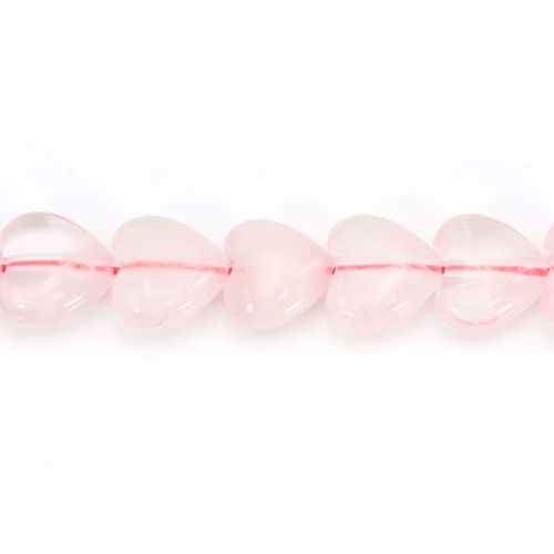 Rosenquarz Herz 10mm x 4pcs