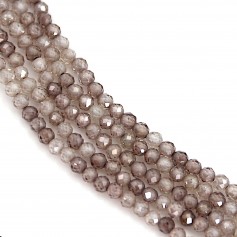 Ossido di zirconio rotondo sfaccettato 2 mm x 39 cm