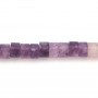 Heishi Lepidolite 2,5x4mm x 39cm