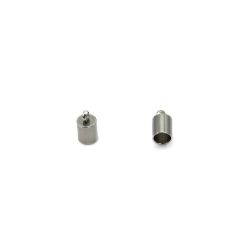 Embout pour cordon 3mm en Acier Inox x 10pcs
