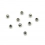 Perle boule 4mm en Acier Inox x 10pcs