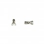 Attache pendentif 13mm en Acier Inox x 5pcs