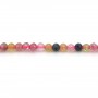 Tourmaline ronde facette 2mm x 40cm