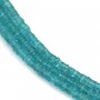 Apatite roundel heishi 3-5mm x 41cm