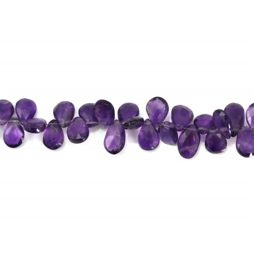 Amethyst flacher Tropfen facettiert diverse Größe x 20cm