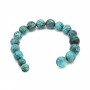 Turquoise ronde 17-23mm x 35cm