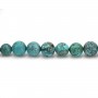 Turquoise ronde 17-23mm x 35cm