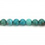 Round turquoise 13-14mm x 38cm