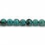 Round turquoise 16-17mm x 37cm