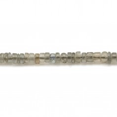 Pietra di luna Heishi 3-4 mm x 41 cm