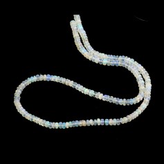 Äthiopischer Opal facettierte Rundscheibe 4-4.5mm