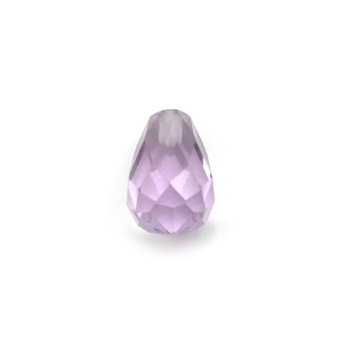 Amethyst-Tropfen-Facetten-Anhänger 6x9mm x 1pc