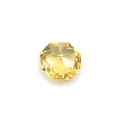Pendentif en citrine, de forme octogonal facette x 1pc