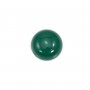 Cabochon agate vert ronde 14mm x 1pc