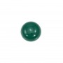 Cabochon agate vert ronde 10mm x 2pcs