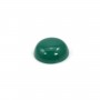 Cabochon agate vert ronde 10mm x 2pcs