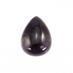 Cabochon amethyste goutte 7x10mm x 1pc