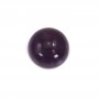 Cabochon amethyste rond 11mm x 1pc