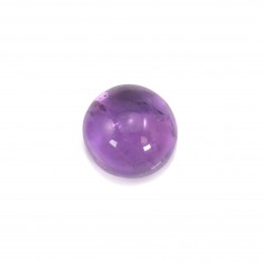 Cabochon amethyste rond 6mm x 2pcs