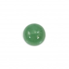 Cabochon aventurine rond 6mm x 4pcs