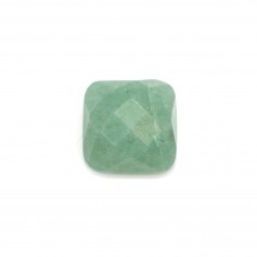 Cabochon avanturine carré facette 10mm x 1pc