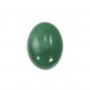 Cabochon aventurine ovale 15x20mm x 1pc