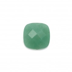 Cabochon aventurine carre facette  14mm x 1pc