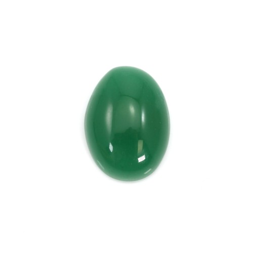 Green aventurine cabochon, in oval shaped, 4 * 6mm x 4pcs