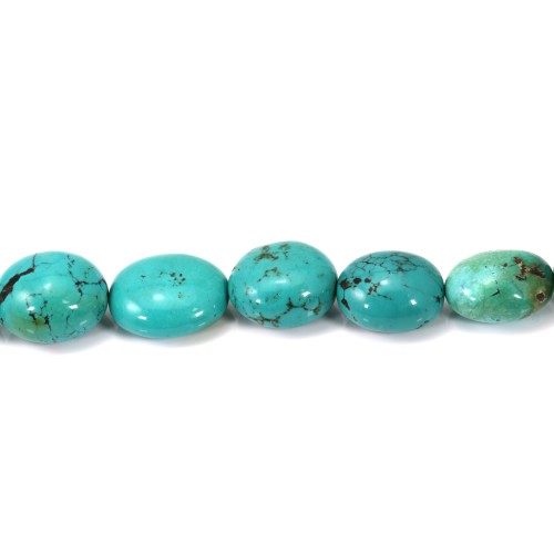 Turquoise oval  22-28* 27-35mm