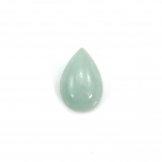 Cabochon bleu d'amazonite, de forme goutte, 6x9mm x 4pcs
