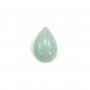 Cabochon bleu d'amazonite, de forme goutte, 6x9mm x 4pcs