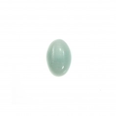 Cabochon bleu d'amazonite, de forme oval, 4x6mm x 4pcs