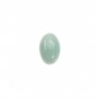 Cabochon bleu d'amazonite, de forme ovale, 4x6mm x 4pcs