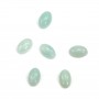 Cabochon bleu d'amazonite, de forme ovale, 4x6mm x 4pcs