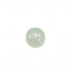 Cabochon bleu d'amazonite, de forme ronde, 4mm x 4pcs
