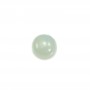 Cabochon bleu d'amazonite, de forme ronde, 4mm x 4pcs