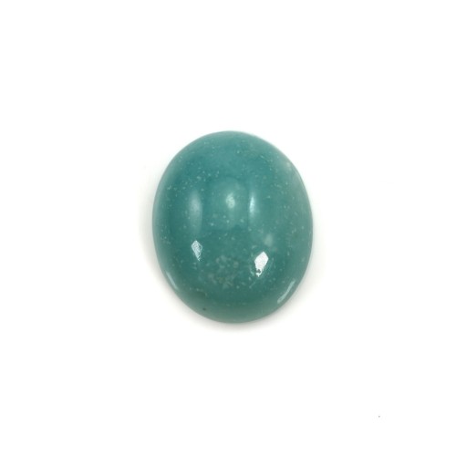 Cabochon amazonite oval 10x12mm x 2pcs