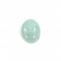 Cabochon amazonite ovale 8x10mm x 2pcs