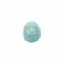 Cabochon amazonite ovale 7x9mm x 2pcs