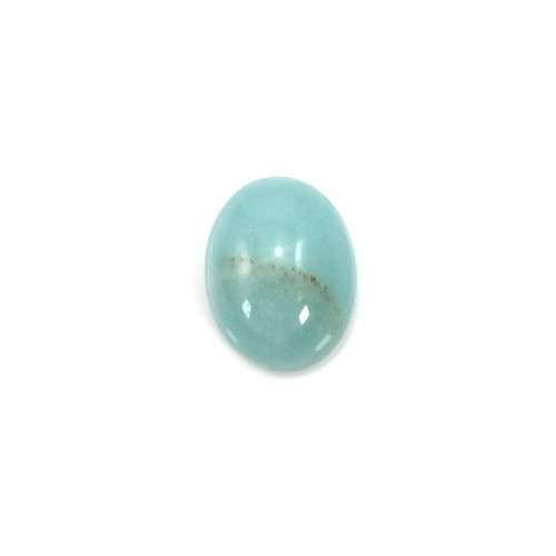 Cabochon amazonite oval 7x9mm x 2pcs